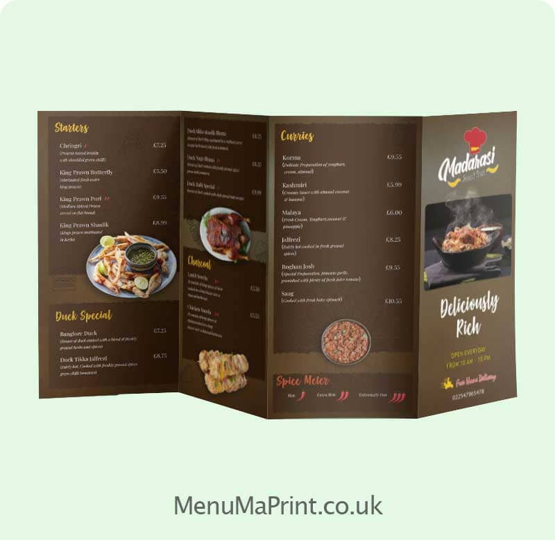 Takeaway Menu